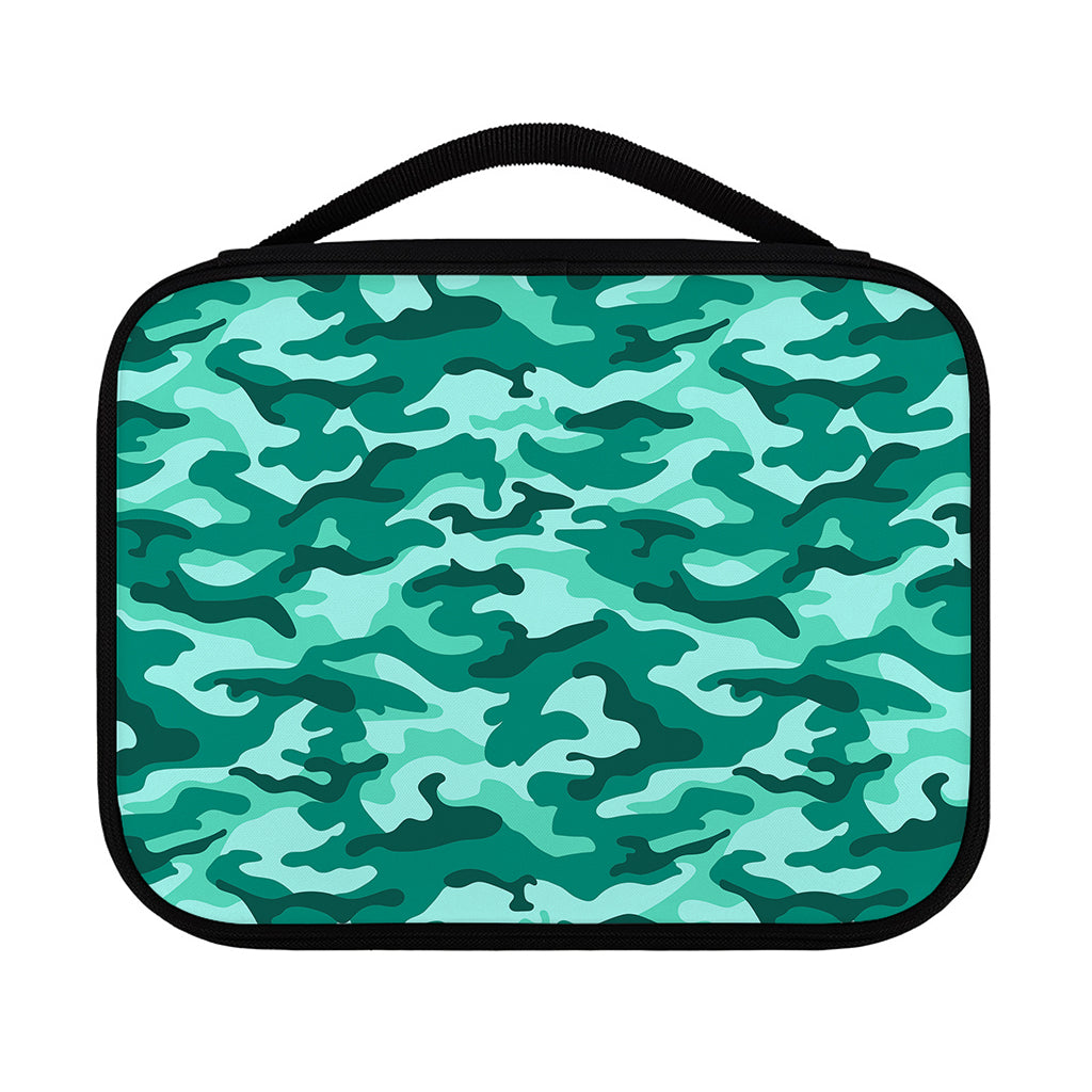Teal Camouflage Print Classic Bible Case