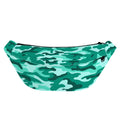 Teal Camouflage Print Fanny Pack