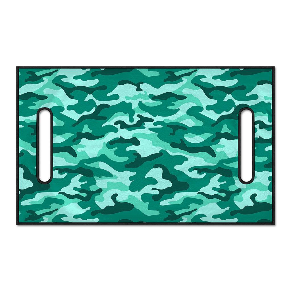 Teal Camouflage Print Golf Cart Seat Cover