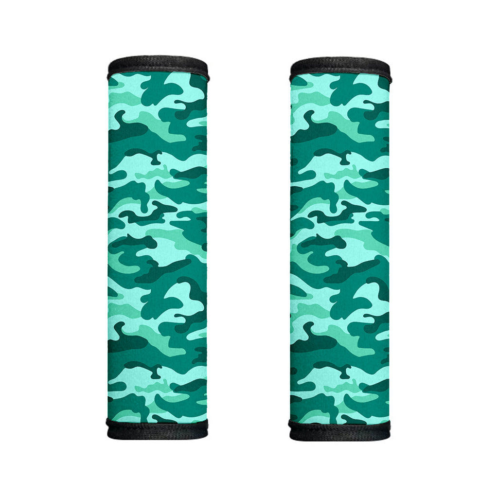 Teal Camouflage Print Handle Covers