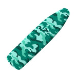 Teal Camouflage Print Ironing Board Cover