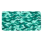 Teal Camouflage Print Towel