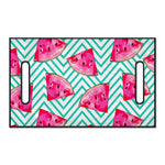 Teal Chevron Watermelon Pattern Print Golf Cart Seat Cover