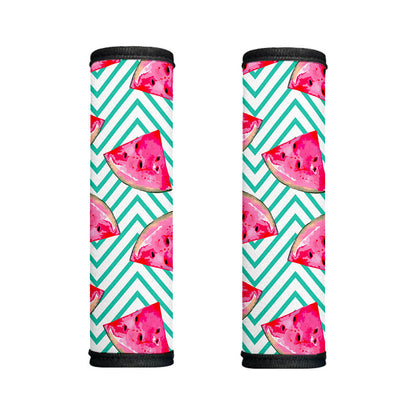 Teal Chevron Watermelon Pattern Print Handle Covers