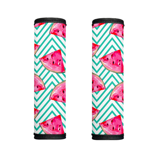 Teal Chevron Watermelon Pattern Print Handle Covers