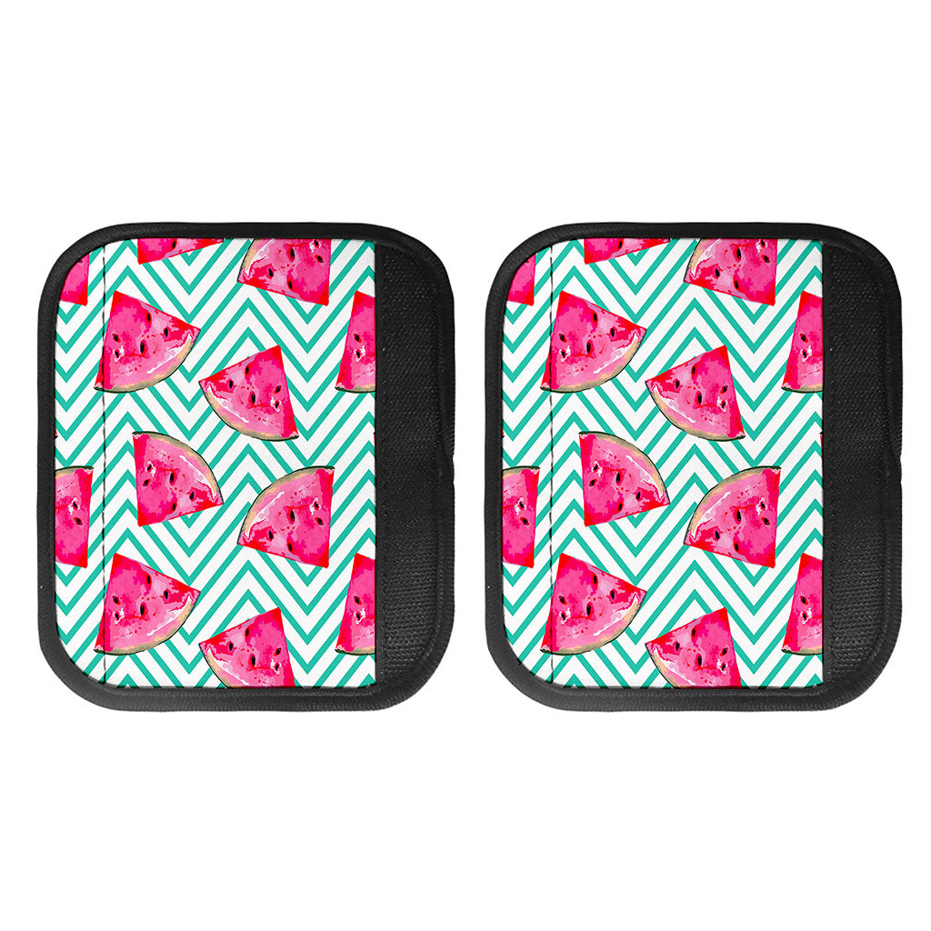 Teal Chevron Watermelon Pattern Print Handle Covers