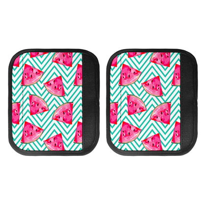 Teal Chevron Watermelon Pattern Print Handle Covers