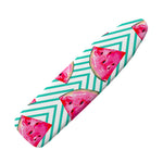 Teal Chevron Watermelon Pattern Print Ironing Board Cover