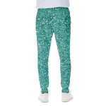 Teal Glitter Artwork Print (NOT Real Glitter) Scuba Joggers