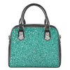 Teal Glitter Artwork Print (NOT Real Glitter) Shoulder Handbag