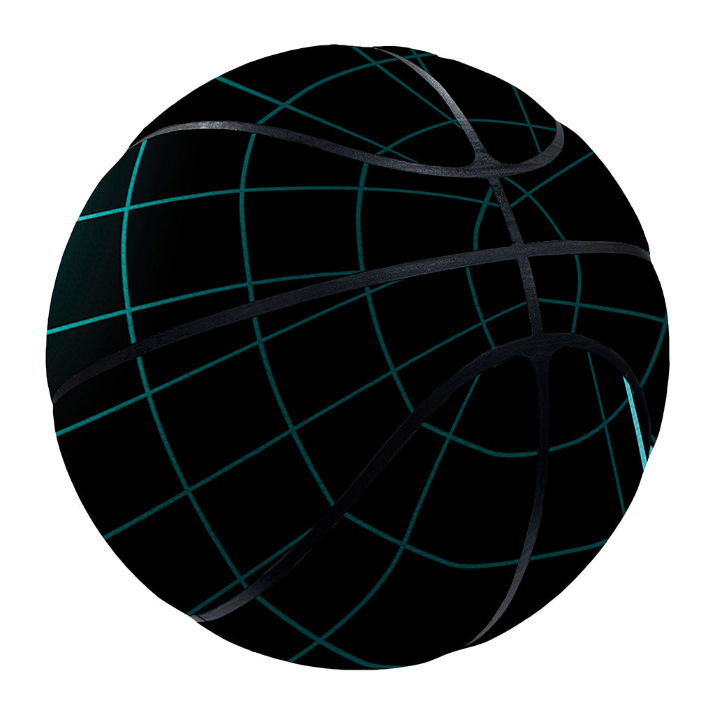 Teal Heartbeat Print Basketball