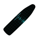 Teal Heartbeat Print Ironing Board Cover