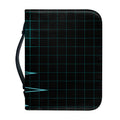 Teal Heartbeat Print Leather Bible Cover