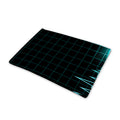 Teal Heartbeat Print Pet Cooling Mat Cover
