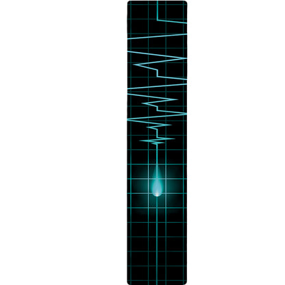 Teal Heartbeat Print Table Runner