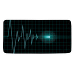 Teal Heartbeat Print Towel