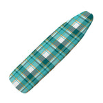 Teal Madras Pattern Print Ironing Board Cover