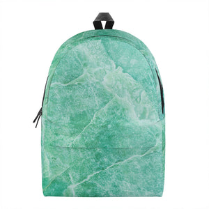 Teal Marble Print Backpack