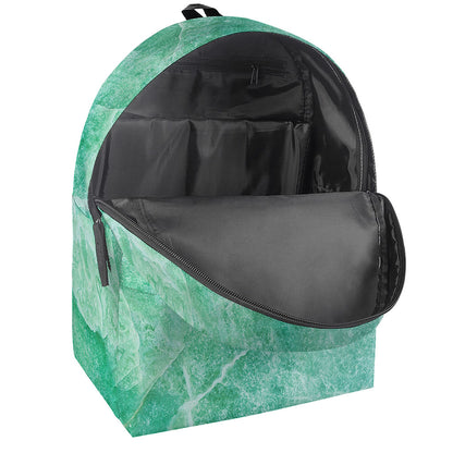 Teal Marble Print Backpack