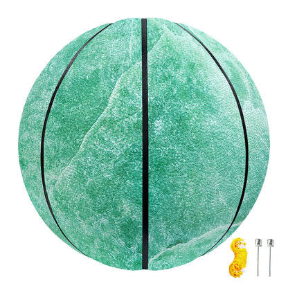 Teal Marble Print Basketball