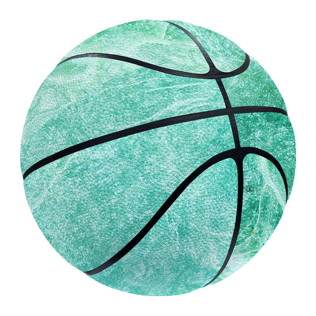 Teal Marble Print Basketball