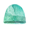 Teal Marble Print Beanie