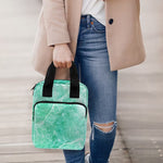 Teal Marble Print Bible Tote Bag