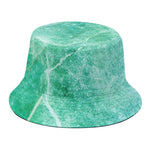 Teal Marble Print Bucket Hat