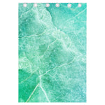Teal Marble Print Curtain