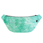 Teal Marble Print Fanny Pack