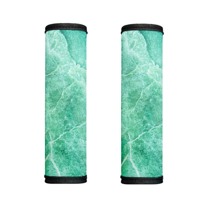 Teal Marble Print Handle Covers