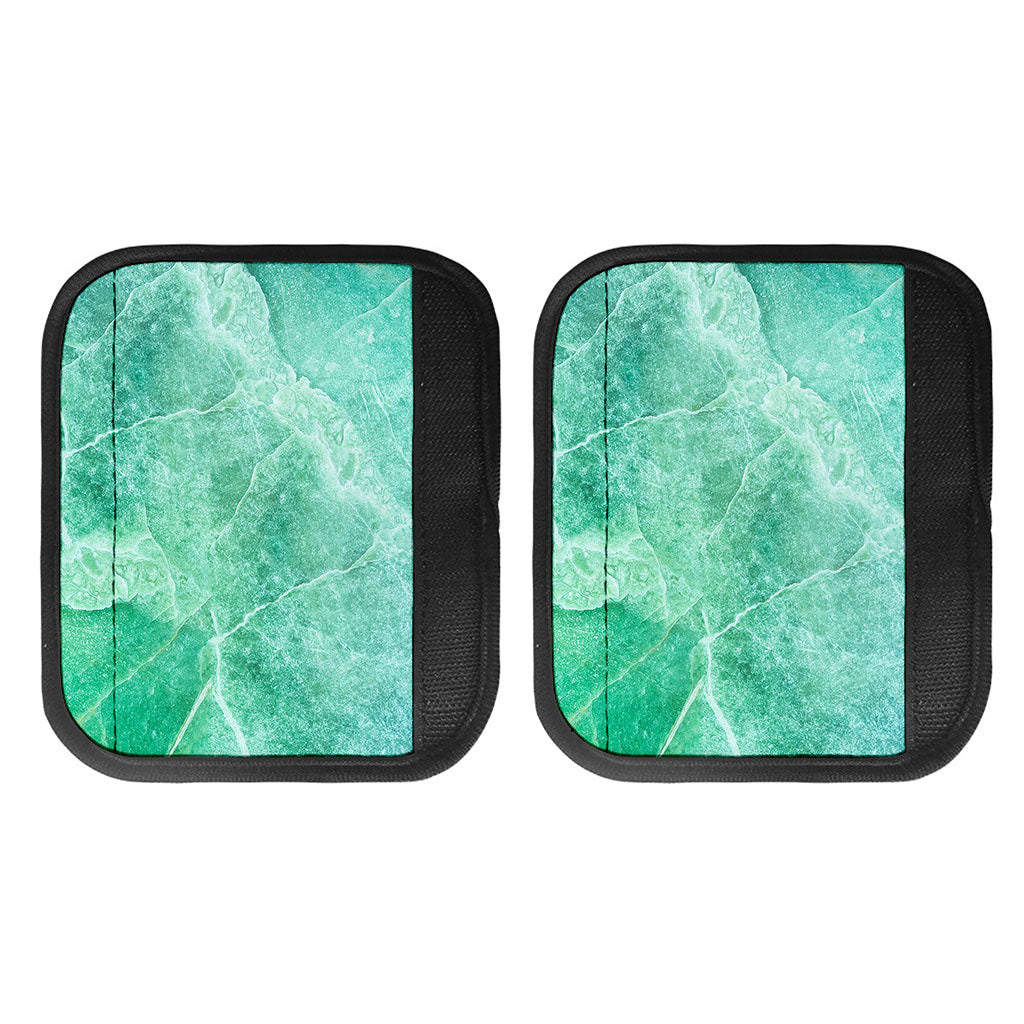 Teal Marble Print Handle Covers