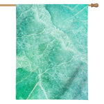 Teal Marble Print House Flag