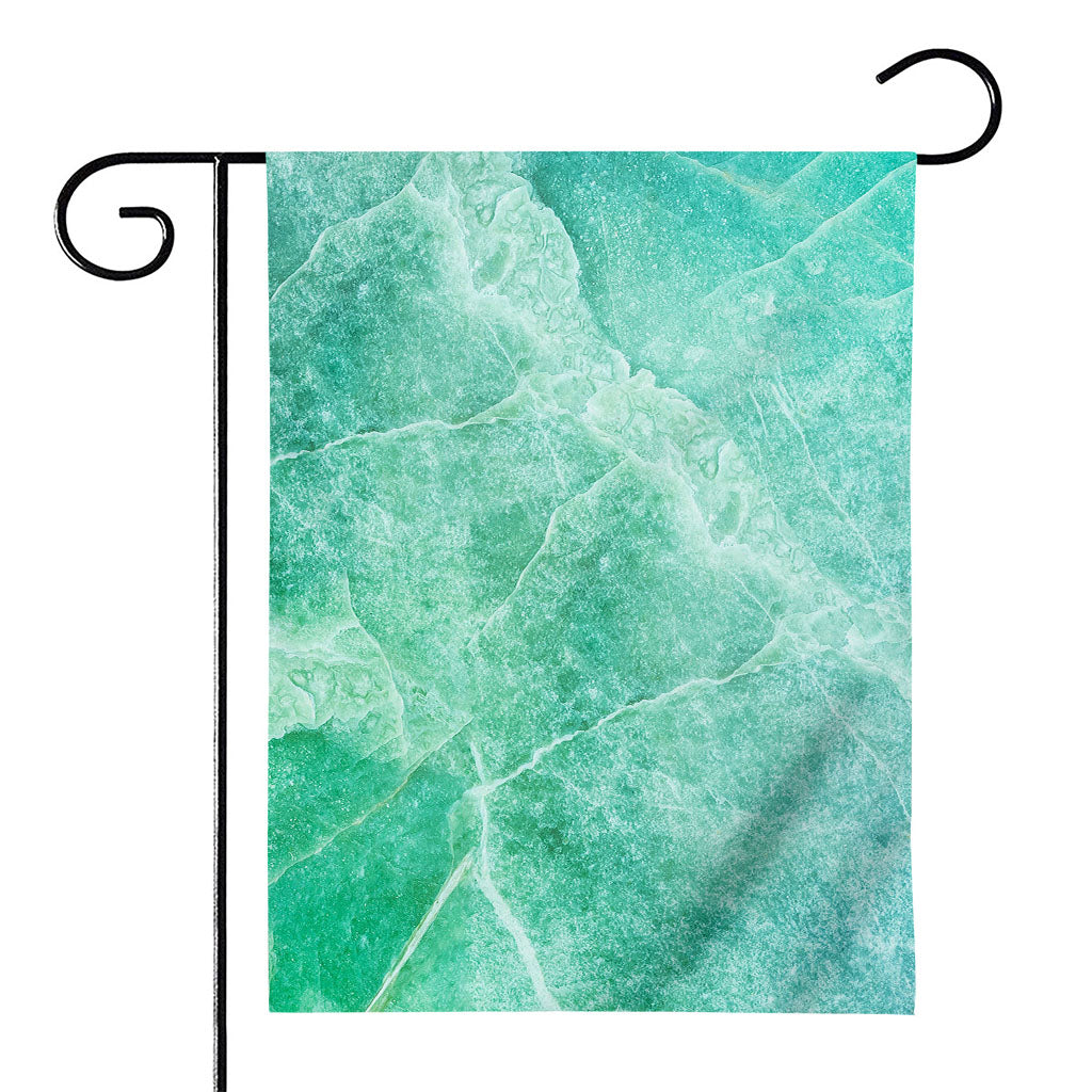 Teal Marble Print House Flag