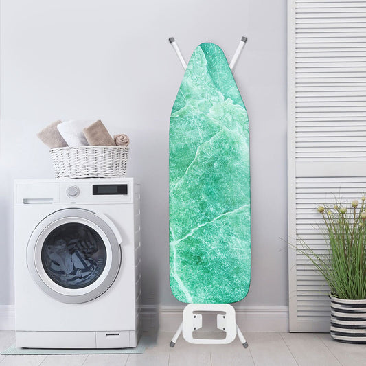 Teal Marble Print Ironing Board Cover