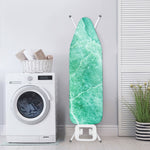 Teal Marble Print Ironing Board Cover