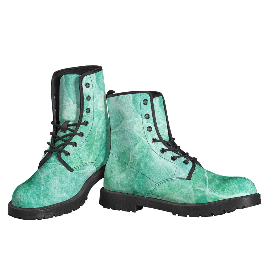 Teal Marble Print Backpack