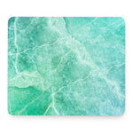 Teal Marble Print Mouse Pad