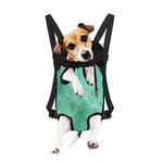 Teal Marble Print Pet Carrier Backpack