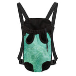Teal Marble Print Pet Carrier Backpack