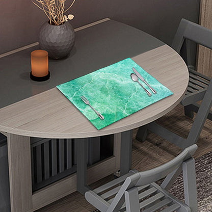 Teal Marble Print Placemat