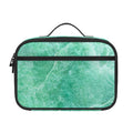 Teal Marble Print Portable Lunch Bag