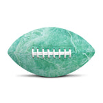 Teal Marble Print Rugby Ball