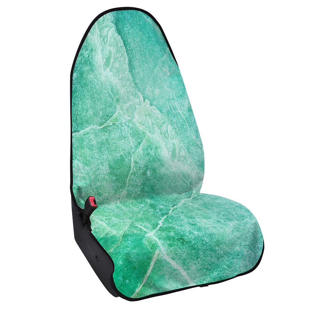Teal Marble Print Waterproof Car Seat Cover