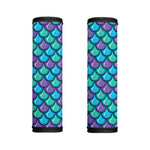 Teal Mermaid Scales Pattern Print Handle Covers