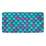 Teal Mermaid Scales Pattern Print Towel