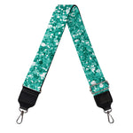 Teal (NOT Real) Glitter Print Bag Strap