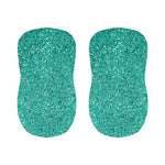 Teal (NOT Real) Glitter Print Bar Stool Covers