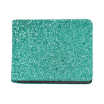 Teal (NOT Real) Glitter Print Bifold Wallet
