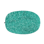 Teal (NOT Real) Glitter Print Car Side Mirror Covers